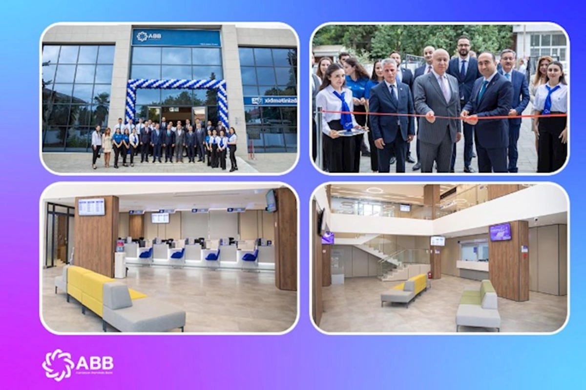 ABB-nin Cəlilabad filialı yenilənmiş binasında xidmətə başladı