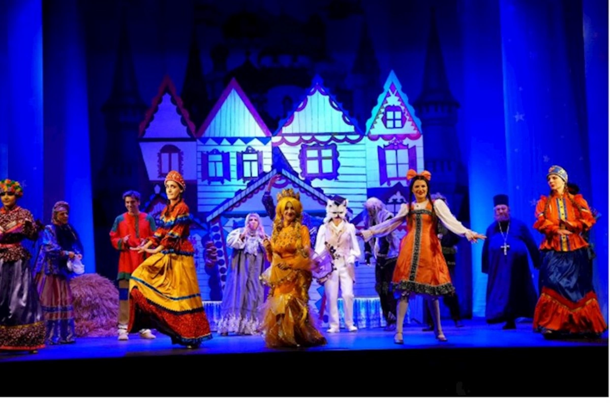 Akademik Rus Dram Teatrı Şəkidə qastrolda olub — FOTOLAR