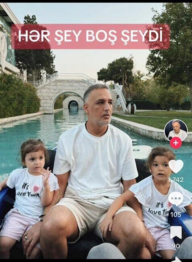 Bu da 3-cü dəfə evlənən Azərin ailəsi — FOTO