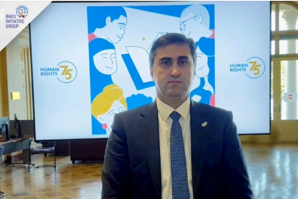BMT-nin İnsan Hüquqları Komitəsinin iclasında BTQ-nin icraçı direktoru Abbas Abbasov bəyanatla çıxış edib — FOTOLAR