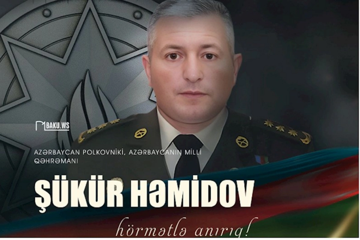 Bu gün Milli Qəhrəman Şükür Həmidovun anım günüdür