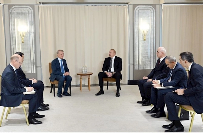 Prezident “Sberbank”ın sədri ilə görüşdü — FOTO (YENİLƏNDİ)