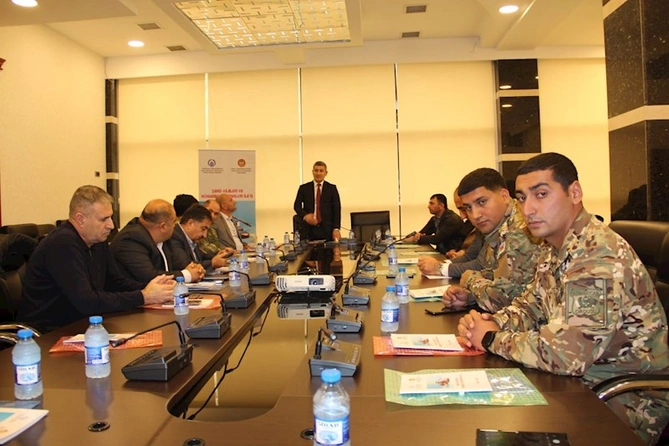 “Şəhid ailələri və müharibə veteranları ilə iş” layihəsi çərçivəsində yekun görüş keçirilib — FOTOLAR