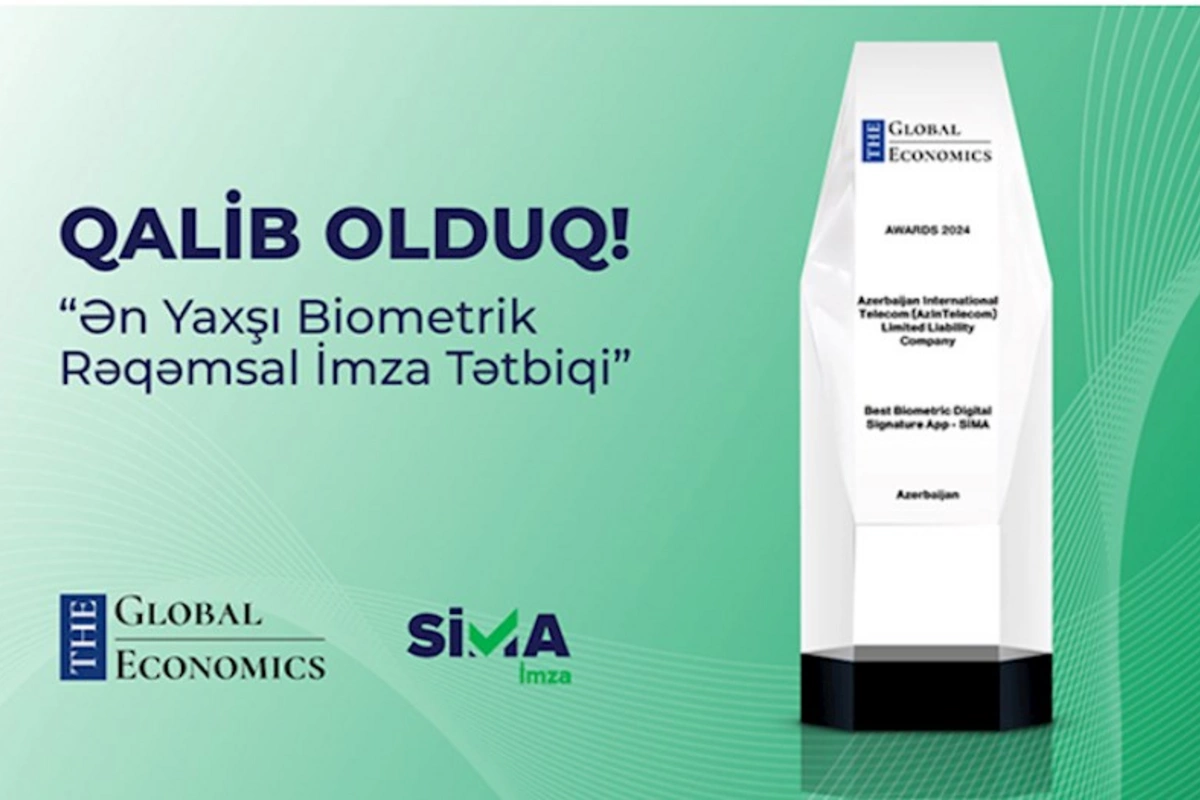 “SİMA İmza” beynəlxalq mükafata layiq görüldü