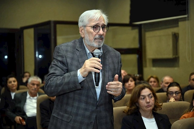 Adil Kərimli Mədəniyyət və İncəsənət Universitetinin kollektivi ilə görüşüb — FOTOLAR