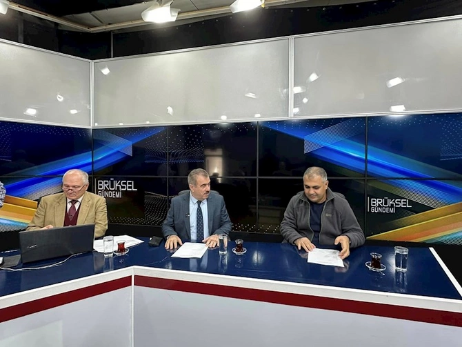 Azərbaycan nümayəndə heyəti Almaniyanın nüfuzlu televiziya kanalında — FOTOLAR