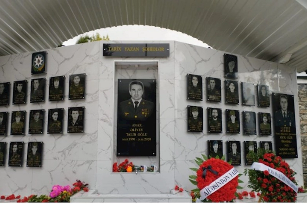 Oğuzda şəhid bulağının açılışı olub
