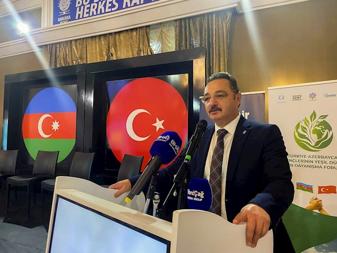 Ankarada Azərbaycan-Türkiyə Gənclərinin Yaşıl Dünya Naminə Həmrəylik Forumu keçirildi — FOTOLAR/VİDEO