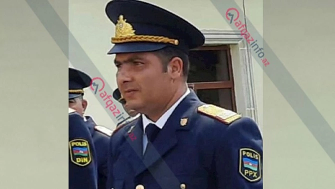Azərbaycanda polis əməkdaşı faciəli şəkildə öldü — FOTO