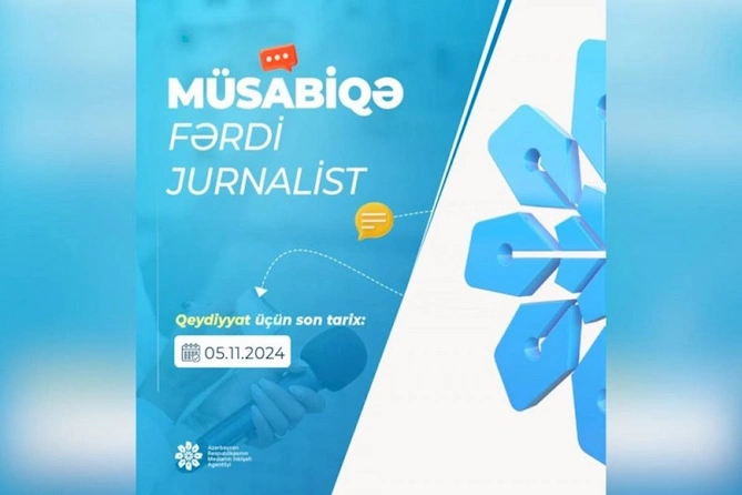 Medianın İnkişafı Agentliyi jurnalistlər üçün müsabiqə elan etdi — FOTO Medianın İnkişafı Agentliyi jurnalistlər üçün müsabiqə elan etdi — FOTO
