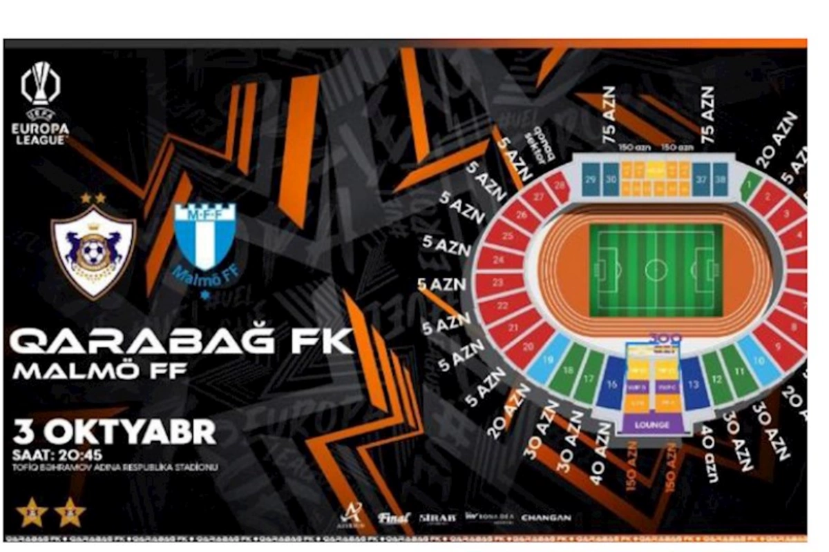 Qarabağ - Malmö oyununa neçə bilet satılıb? — SON DURUM