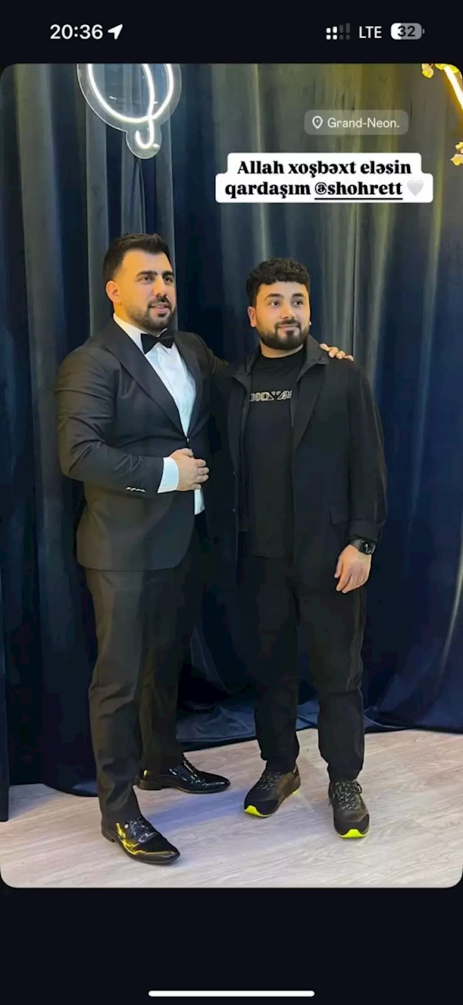 Müğənni Şöhrət Məmmədovun toyudur — FOTOLAR