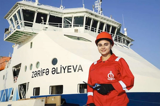 Dənizçi Nuranə Əkbərzadə: ”Bu peşəni seçmişəmsə, yolum dənizlərdən keçməlidir” — FOTOLAR