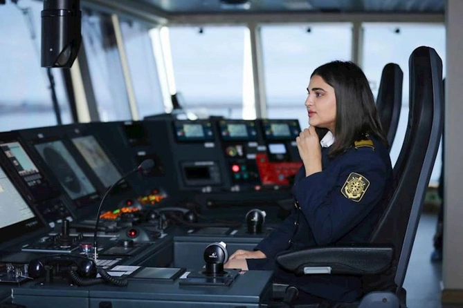 Dənizçi Nuranə Əkbərzadə: ”Bu peşəni seçmişəmsə, yolum dənizlərdən keçməlidir” — FOTOLAR