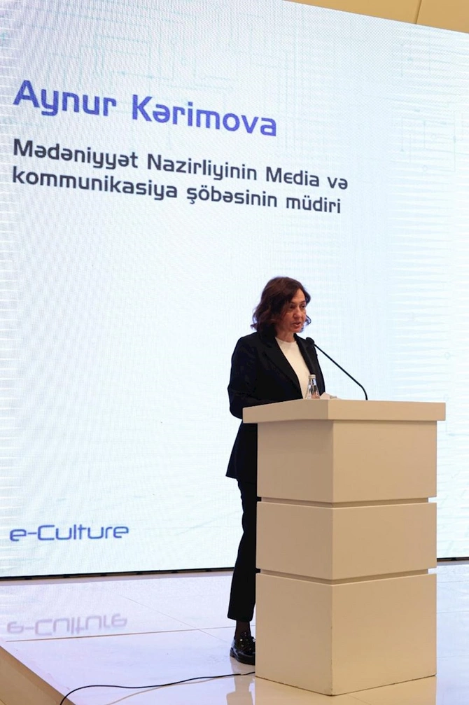 “e-Culture” rəqəmsal idarəetmə modeli ilə bağlı təqdimat keçirildi — FOTOLAR