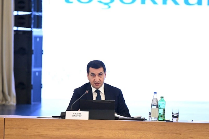 Məmurlar bir araya gəldi — Prezidentin tapşırıqları çatdırıldı (FOTOLAR)