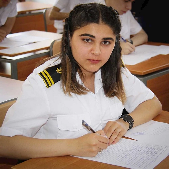 Dənizçi Nuranə Əkbərzadə: ”Bu peşəni seçmişəmsə, yolum dənizlərdən keçməlidir” — FOTOLAR