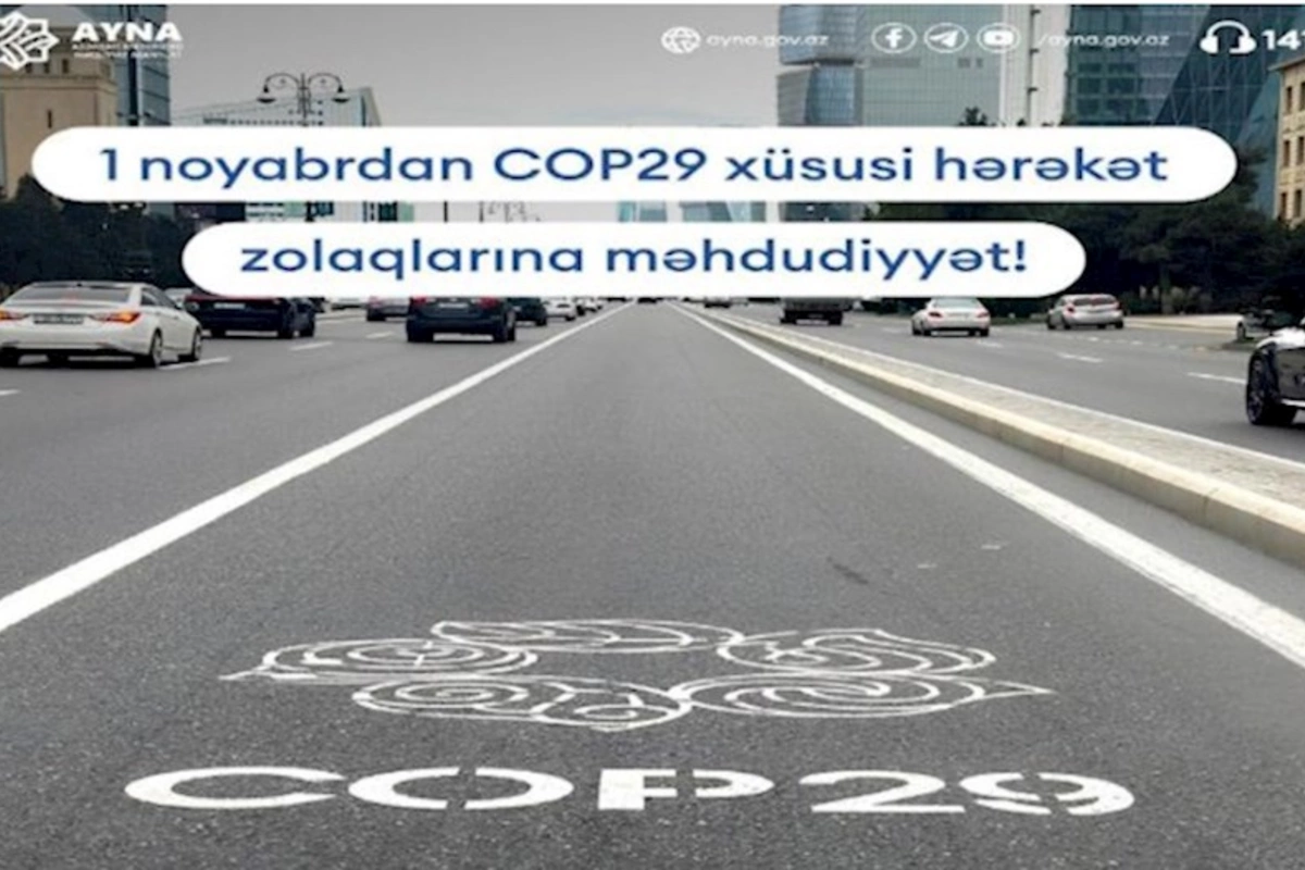 Sabahdan COP29-la bağlı QADAĞA