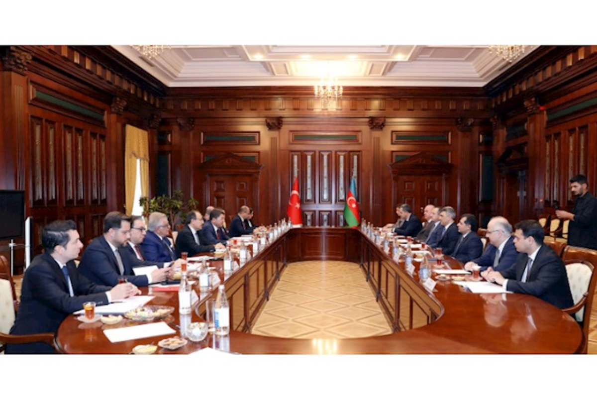 Türkiyənin ədliyyə nazirinin rəhbərlik etdiyi nümayəndə heyəti Ali Məhkəmədə olub — FOTOLAR
