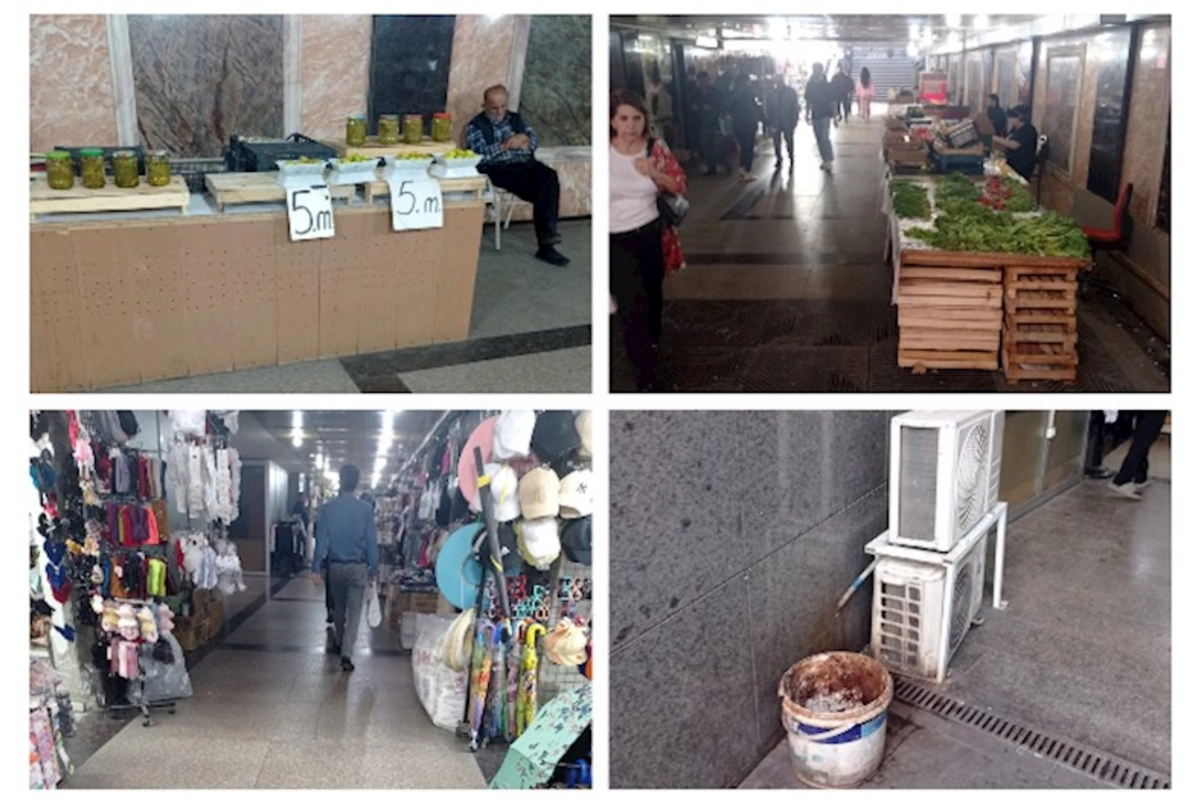 Beşmərtəbə yeraltı keçidi turistlər üçün ciddi təhlükə yaradır — Bazarı himayə edənlər kimlərdir? (FOTOLAR)