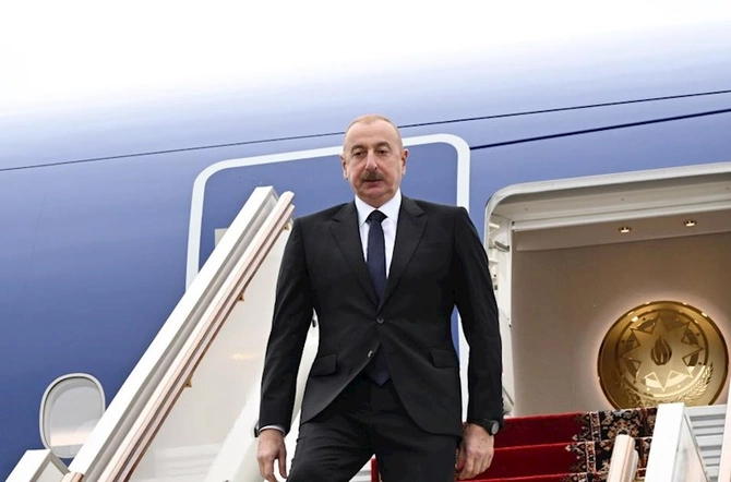 İlham Əliyev Rusiyaya səfərə yollanıb— FOTOLAR İlham Əliyev Rusiyaya səfərə yollanıb— FOTOLAR