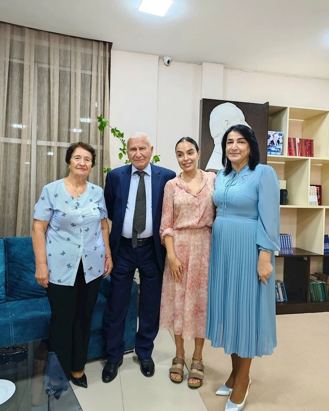 Leyla Əliyeva Qocalar evində — FOTOLAR