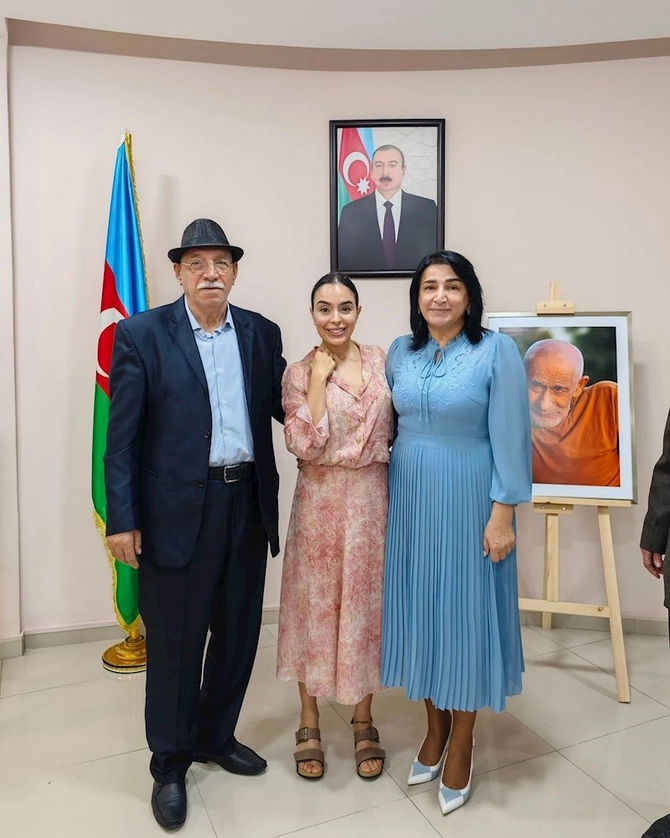 Leyla Əliyeva Qocalar evində — FOTOLAR
