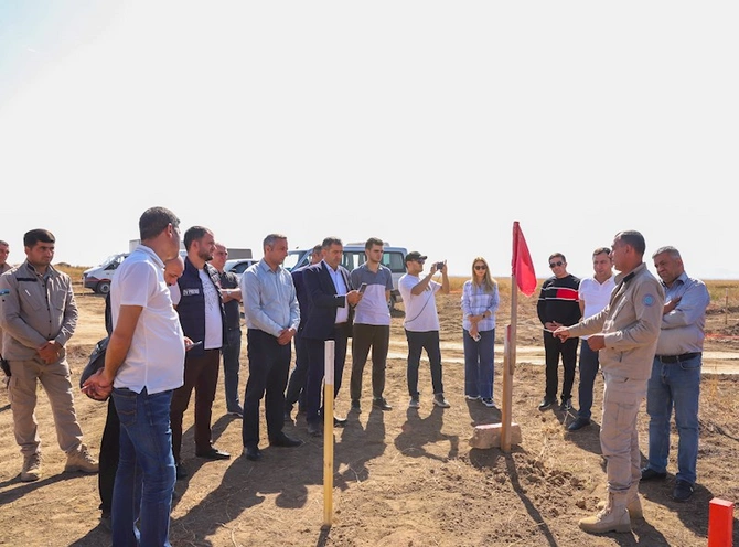 Media nümayəndələri üçün humanitar minatəmizləmə sahəsində təlim təşkil edilib — FOTOLAR