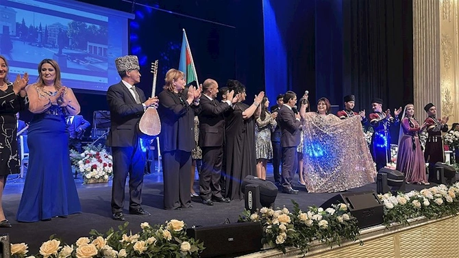 Gəncə və gəncəlilər layihəsində Şahnaz Haşımovanın yaradıcılıq gecəsi baş tutub — FOTOLAR