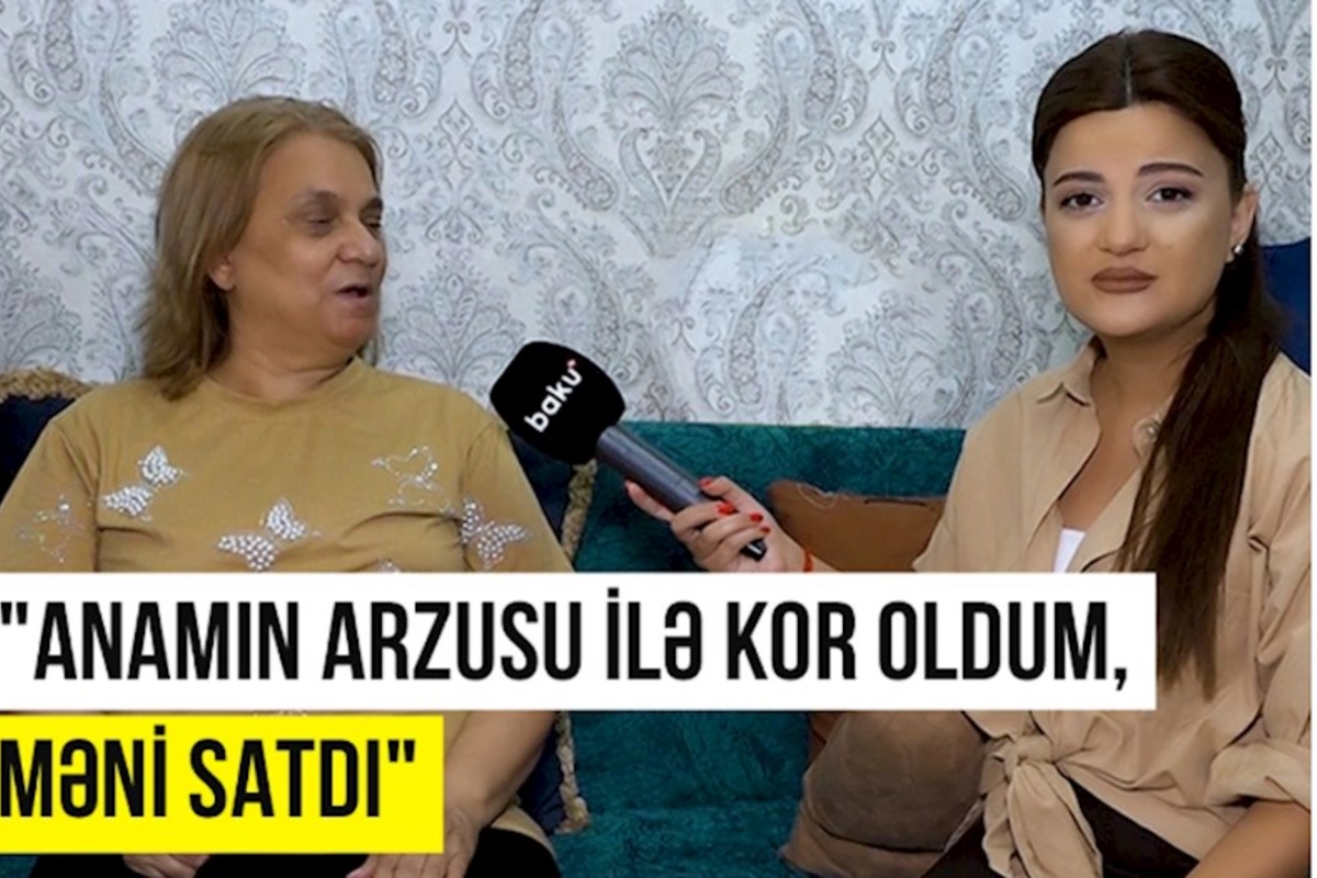 12 bacı-qardaşı ölən görmə məhdudiyyətli qadın — VİDEO