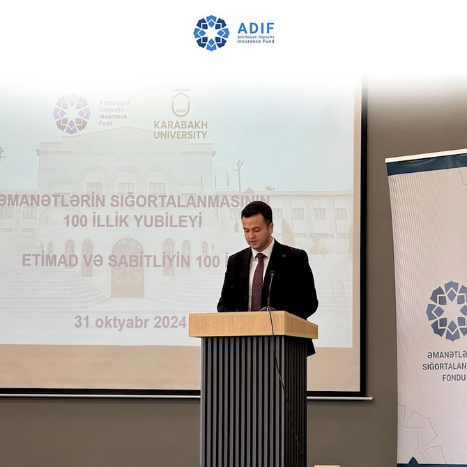 Əmanətlərin Sığortalanması Fondu Qarabağ Universitetində təlim keçirib — FOTOLAR