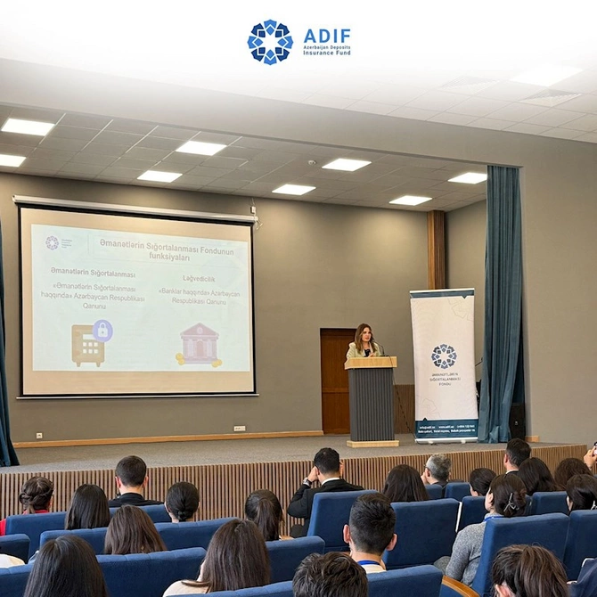 Əmanətlərin Sığortalanması Fondu Qarabağ Universitetində təlim keçirib — FOTOLAR