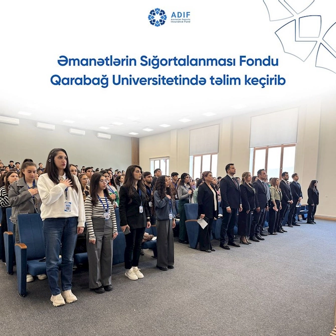 Əmanətlərin Sığortalanması Fondu Qarabağ Universitetində təlim keçirib — FOTOLAR