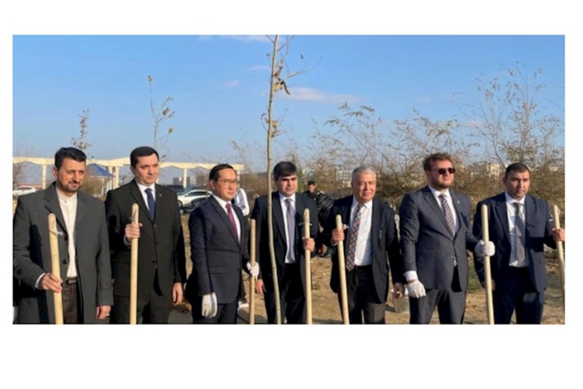 Aktauda “Azərbaycan–Qazax xalqlarının Dostluq Xiyabanı”nın açılış mərasimi keçirilib