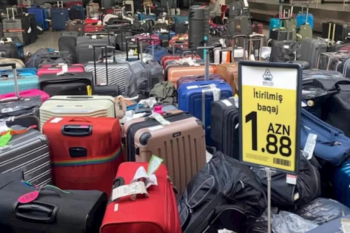 Bakı aeroportu itirilmiş çamadanları 1.88 AZN-ə satışa çıxarıb? — Rəsmi cavab
