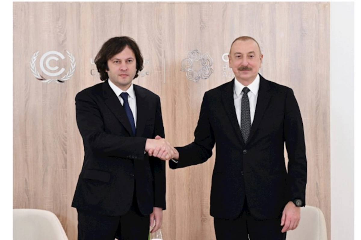 İlham Əliyev Gürcüstanın Baş naziri ilə görüşüb — FOTO (YENİLƏNİB)
