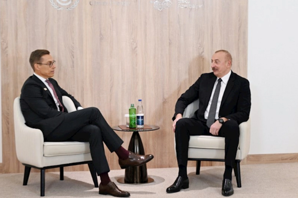 Prezident İlham Əliyev Finlandiya Prezidenti ilə görüşüb — YENİLƏNİB