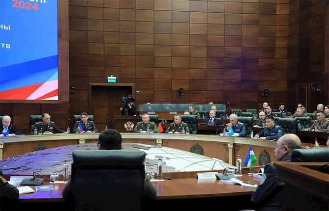 Baş Qərargah rəisi MDB Müdafiə Nazirləri Şurasının iclasında iştirak edib — FOTOLAR