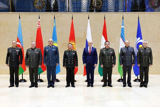 Baş Qərargah rəisi MDB Müdafiə Nazirləri Şurasının iclasında iştirak edib — FOTOLAR