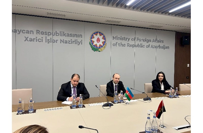Azərbaycan və Anqola XİN-ləri arasında Anlaşma Memorandumu imzalandı — FOTOLAR Azərbaycan və Anqola XİN-ləri arasında Anlaşma Memorandumu imzalandı — FOTOLAR