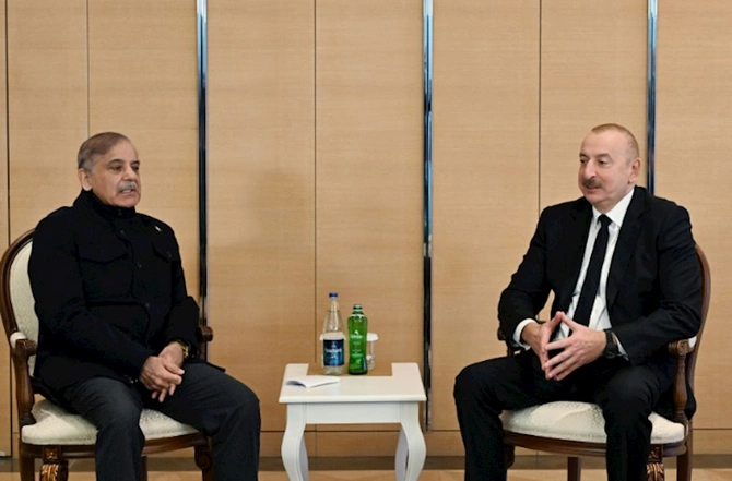 Prezident Pakistanın Baş naziri ilə görüşdü — FOTOLAR Prezident Pakistanın Baş naziri ilə görüşdü — FOTOLAR