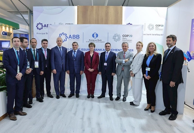 ABB ilə Avropa Yenidənqurma və İnkişaf Bankı arasında 50 milyon dollarlıq anlaşma imzalandı — FOTOLAR