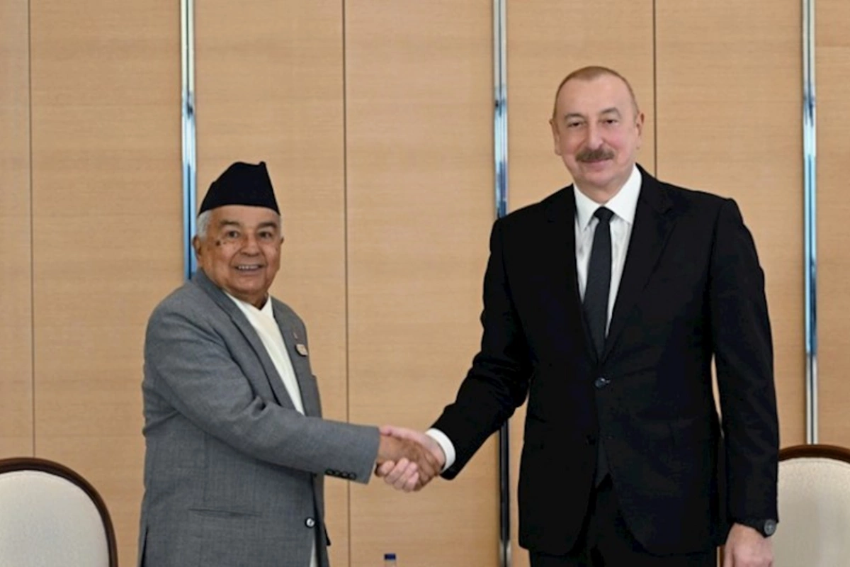 İlham Əliyev Nepal Prezidenti ilə görüşdü — YENİLƏNDİ