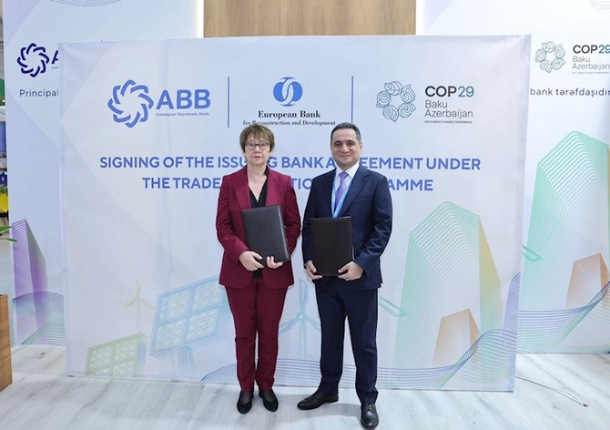 ABB ilə Avropa Yenidənqurma və İnkişaf Bankı arasında 50 milyon dollarlıq anlaşma imzalandı — FOTOLAR
