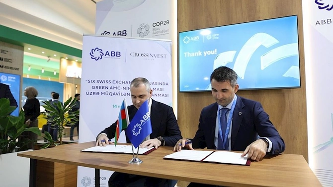 ABB müştərilərə yaşıl sertifikatlara investisiya imkanı yaradır — FOTOLAR ABB müştərilərə yaşıl sertifikatlara investisiya imkanı yaradır — FOTOLAR