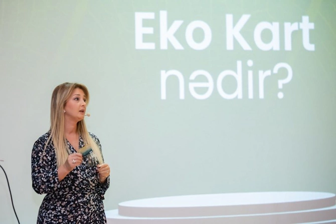 “AFB Bank” yaşıl dünya üçün addımlar atır — YENİ Eko kart (FOTOLAR) “AFB Bank” yaşıl dünya üçün addımlar atır — YENİ Eko kart (FOTOLAR)