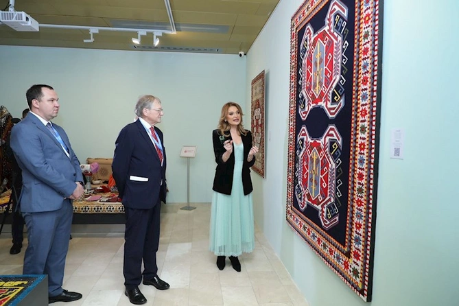 Milli Xalça Muzeyində “İqlimlər və ilmələr beynəlxalq sərgisi açılıb — FOTOLAR