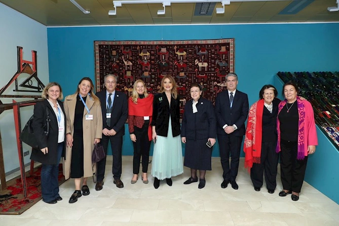 Milli Xalça Muzeyində “İqlimlər və ilmələr beynəlxalq sərgisi açılıb — FOTOLAR