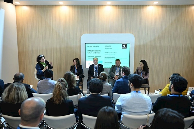 “İqlim üçün mədəniyyət” adlı panel sessiya keçirilib — FOTOLAR