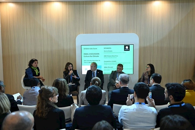 “İqlim üçün mədəniyyət” adlı panel sessiya keçirilib — FOTOLAR